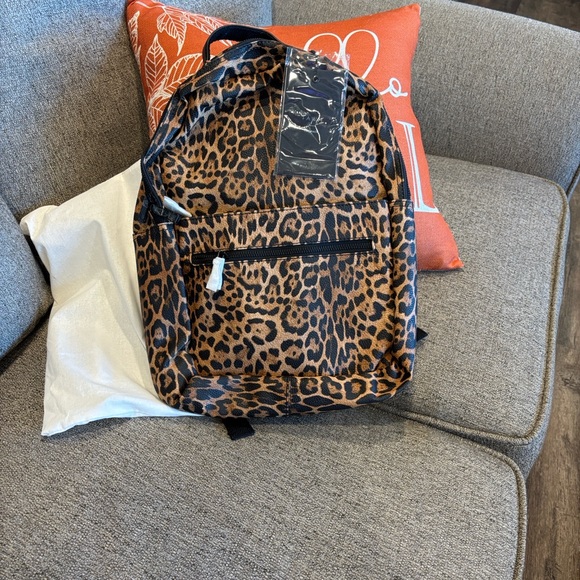 Leopard Print Backpack by Fawn - Picture 1 of 3